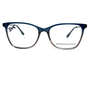 BCBG MAXAZRIA Kaleah Blue Fade Womens Full Rim Eyeglasses 52-16-135 B:40 H17599 - Picture 1 of 7