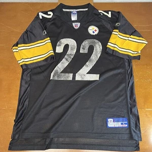 Vintage Pittsburgh Steelers Jersey Mens Large Black Duce Staley #22 NFL Reebok - Picture 1 of 14