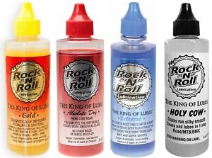 Rock "N" Roll - Chain Lube 4oz Bottle - Gold / Absolute Dry / Extreme / Holy Cow