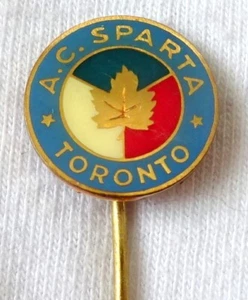 altes AC SPARTA TORONTO Pin Abzeichen FUSSBALL Club KANADA - Bild 1 von 2