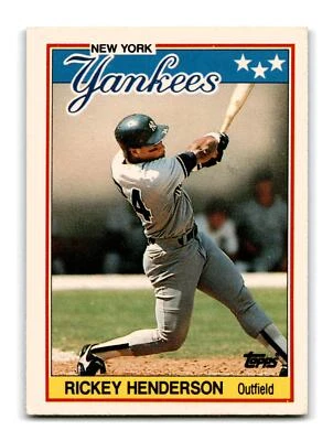 Rickey Henderson 1988 Topps UK Minis #31 New York Yankees NM-MINT - Image 1 of 2