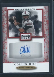 Collin Hill Rookie Autograph Card A108 - 2021 SAGE Football With Freebies - Bild 1 von 2