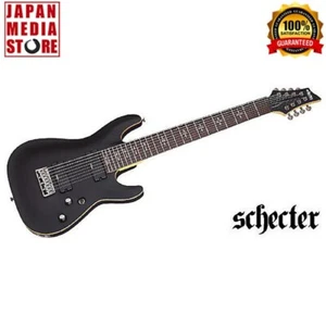 Schecter Japan Demon-8 8-strings Aged Black Satin Electric Guitar Brand NEW - Picture 1 of 9