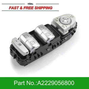 Power Window Switch Black(White Light) for Mercedes-Benz W213 E-Class 2139054803 - Picture 1 of 16