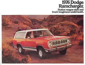 1976 Dodge Ramcharger Sales Brochure - Picture 1 of 1
