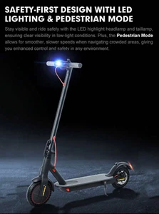 Elektroroller iScooter i9 mit 8, 30 km/h,, 350-W-Motor, 7,5-Ah-Akku, - Bild 1 von 8