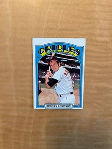 Topps Baseball 1972 #550 Brooks Robinson!! ¡¡ERROR DE CORTE RARO!! ¡ENVÍO DE $1!! - Imagen 1 de 2