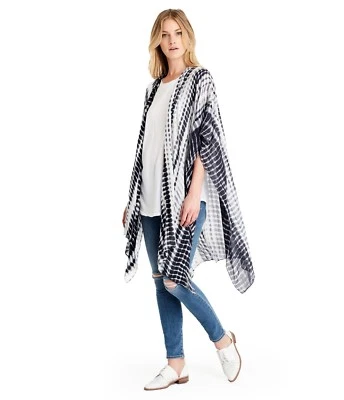 Bufanda Ruana convertible con estampado tie dye Michael Stars ALLIGATOR Foto 1 de 4