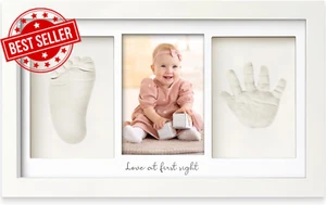Baby Hand and Footprint Kit - Baby Footprint Kit, Baby Handprint Kit, Personaliz - Picture 1 of 12