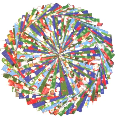 64 Christmas Winter Holiday 5" Quilt Squares Charm pack - Image 1 of 3