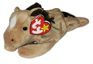 CT* Ty Beanie Baby - DERBY the Horse with Star & Yarn Mane 8" MWCT Plush Toy - Picture 1 of 13