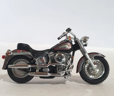Franklin Mint 1:24 Harley-Davidson Fatboy, Diecast Metal - Image 1 of 4