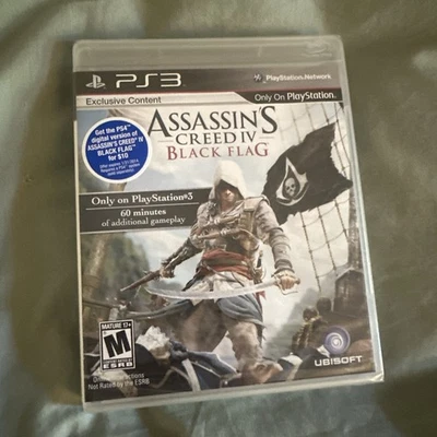 Assassin's Creed IV: Black Flag (PlayStation PS3, 2013) Brand New/Factory Sealed - Image 1 of 2