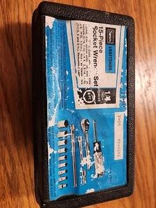 Craftsman 1/4 15 Piece Socket Set 44141 USA - Picture 1 of 10