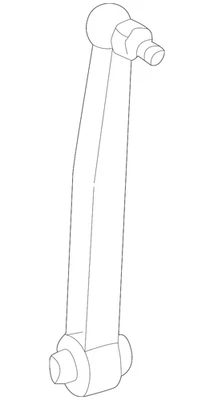 Eslabón estabilizador original Mercedes-Benz 124-320-02-89 Foto 1 de 3