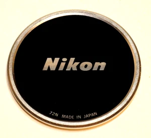 NIKON 72MM METALL OBJEKTIVDECKEL - GEWINDEBAJONETT - ORIGINAL UND VINTAGE - Bild 1 von 3