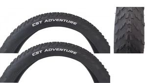 Pack of 2 Cst Premium Adventure 26x4.0 Wire TPI Bk/Blk - Picture 1 of 1