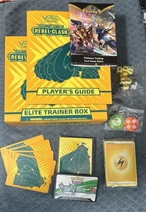 1 Opened Pokemon TCG: Sword & Shield Rebel Clash ETB Elite Trainer Box No Packs - Picture 1 of 1