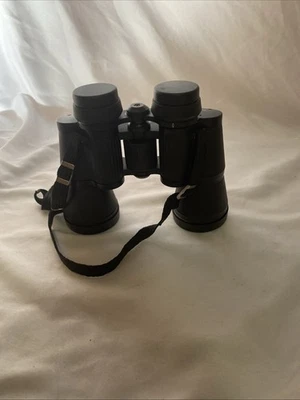 Binoculares genéricos 10x50WA 367 pies/1000 yardas óptica recubierta con estuche correa artículo #710 Foto 1 de 4