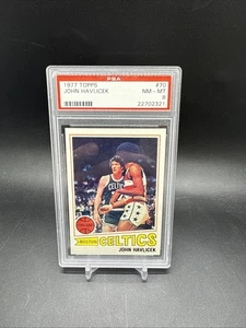 1977 Topps #90 Dave Cowens Celtics Hof PSA 8 Green Back - Bild 1 von 2