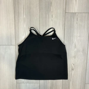 Nike Girls Dri-FIT Black Training Indy Bra Tank Top Size XL DZ4350 - Picture 1 of 8