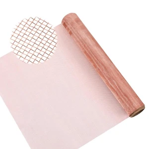 Rollo de malla de pantalla de ventana de cobre 12" x 10 pies 40 mallas alambre cobre Fabr - Imagen 1 de 8