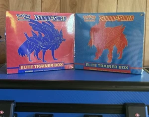 Pokémon Schwert & Schild Base ETB Set (Zacian Red + Zamazenta Blue) ⚔️🛡️ - Bild 1 von 7
