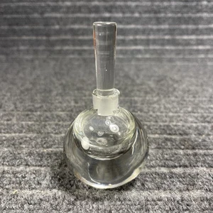 Botella de perfume de cristal sueco Orrefors vintage pequeña esfera redonda con tapón - Imagen 1 de 6