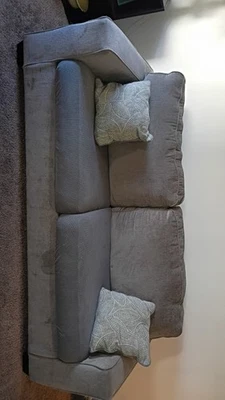 Signature Design by Ashley Altari Queen Sleeper Sofa in Alloy - Image 1 of 2