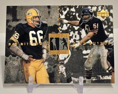 1997 UPPER DECK MARQUEE MATCHUPS RAY NITSCHKE DICK BUTKUS - Image 1 of 2