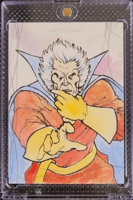 The Colecter Marvel Masterpieces Artist Sketch 1 Of 1 Sketch Card!! - Image 1 of 2