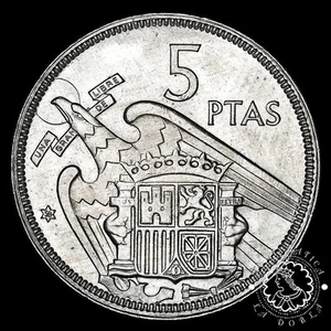 LA DOBLA | 1957 *58 - 5 PESETAS - Franco - SC - Picture 1 of 2