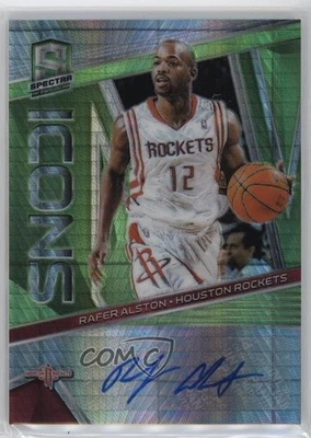 2018-19 Panini Spectra Icons Neon Green Prizm /49 Rafer Alston #IA-RAL Auto - Image 1 of 2