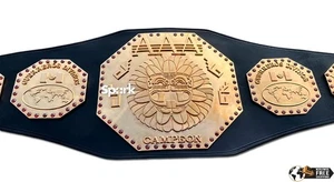 AAA Mega World Heavyweight Mexican Championship CNC Title 6mm Zinc Belt Replica - Picture 1 of 8