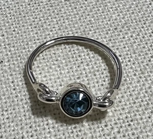 Anillo Piedra Natal Cristal Joyería Premier Designs MARZO Talla 10 Nuevo - Imagen 1 de 4