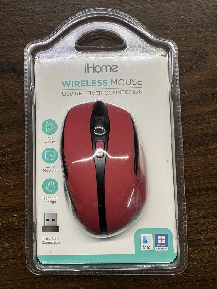 New iHome Wireless Mouse for Mac & PC Windows New - Image 1 of 2