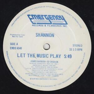 Shannon – Let The Music Play Rare 1983 Orig *Electro / Freestyle* 12'' Promo