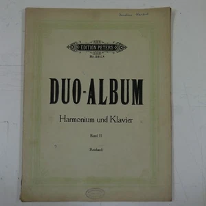 ALBUM DUO per armonium e pianoforte, band 2, peters 2911b, arr reinhard - Foto 1 di 2