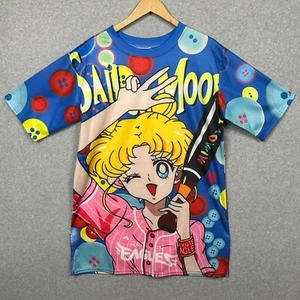 Sailor Moon T Shirt Dress XL Oversized AOP All Over Print Double Sided Stretch - Picture 1 of 11