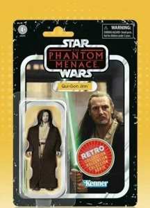 STAR WARS / Qui-Gon Jinn / Retro Collection / The Phantom Menace 99 / Vintage. - Bild 1 von 3