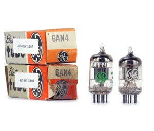 ONE 6AN4 GE NOS Tube Röhre Valve Lampe TSF Valvola Valvula 진공관 真空管 电子管 - Picture 1 of 2