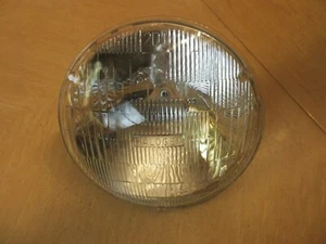 Vintage GE General Electric 7" Halogen Sealed Beam Headlight Lamp Tested Works - Picture 1 of 7