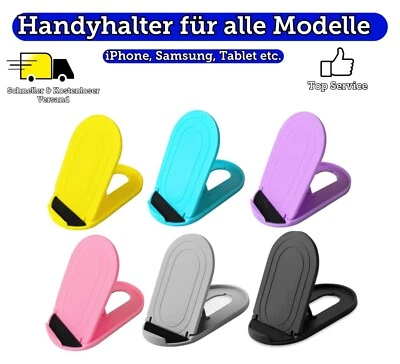 Universal Smartphone Handy Halter Ständer Stativ Halterung verstellbar klappbar - Bild 1 von 3