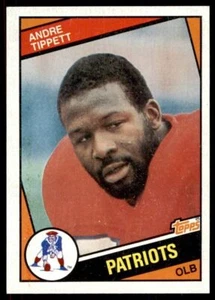 1984 Topps #143 Andre Tippett HOF ROOKIE New England Patriots / Iowa Hawkeyes - Picture 1 of 13