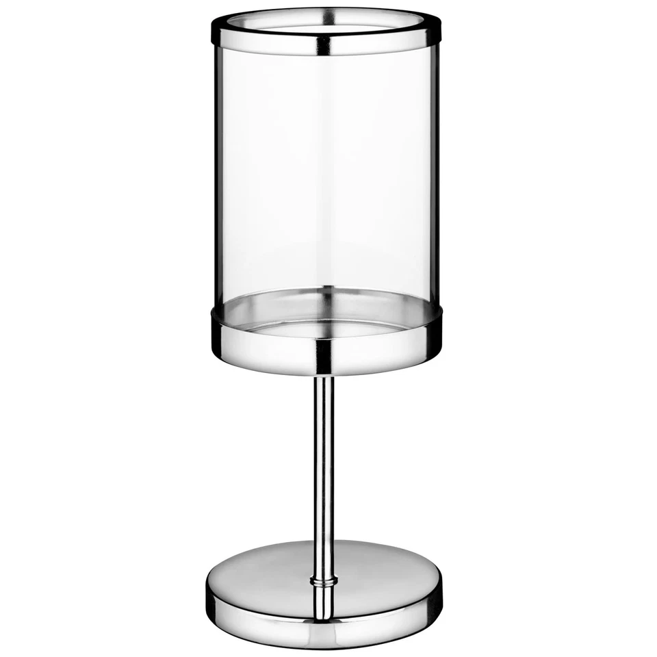 Portavelas de plata redondo plateado linternas de luz de té adorable romántico  Foto 1 de 1