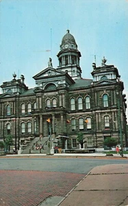 Postcard Belmont County Court House St. Clairs-Ville Ohio OH - Picture 1 of 2