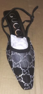 Gucci w GG Slingback Women's Shoes (ONE SINGLE LEFT) SIZE 38 - Picture 1 of 5