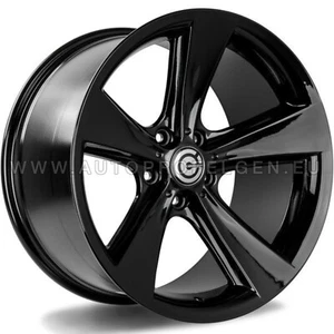 Neu BMW E39 E60 F10 128 Style 19 Zoll Felgen 9j 10j 5x120 Alufelgen Schwarz 4x - Picture 1 of 9