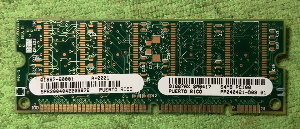 HP Q1887-60001-ELP 64MB Card - Image 1 of 1