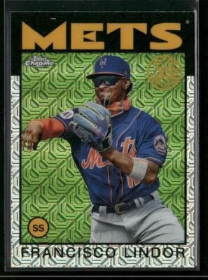 2021 Topps Update #86C-26 Francisco Lindor New York Mets - Image 1 of 2